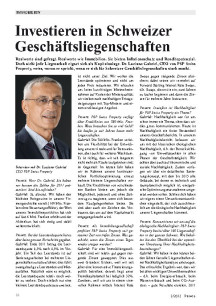 Investieren in Schweizer Geschäftsliegenschaften