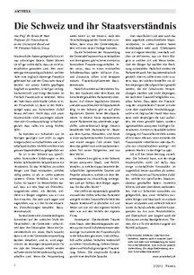 Schweizer Staatsverständnis