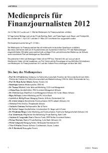 Medienpreis 2012