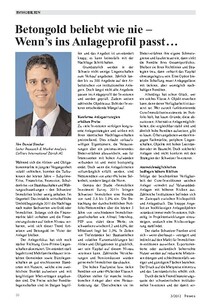 Betongold beliebt wie nie