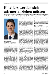 Hoteliers werden sich wärmer anziehen müssen
