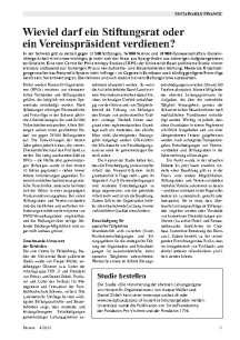 Wieviel darf ein Stiftungsrat verdienen?