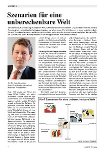 Szenarien für eine
unberechenbare Welt