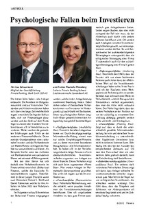 Psychologische Fallen
beim Investieren