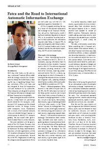 Fatca and Information Exchange