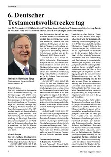 Der 6. Deutsche Testamentsvollstreckertag