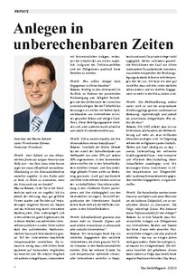 Anlegen in unberechenbaren Zeiten