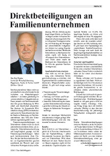 Direktbeteiligungen an Familienunternehmen