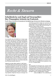 Schuldenkrise und Jagd auf Steuergelder