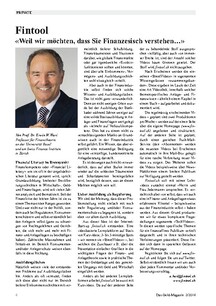 Fintool: Financial Literacy im Brennpunkt