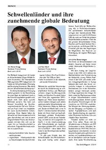 Schwellenländer und ihre zunehmende globale Bedeutung