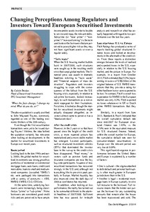 Changing Perceptions Toward European Securitised Investments