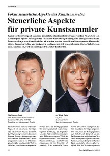 Steuerliche Aspekte für private Kunstsammler