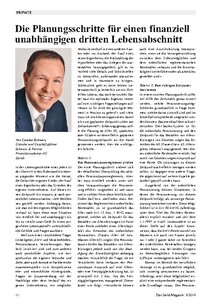 Finanziell unabhängig in den dritten Lebensabschnitt