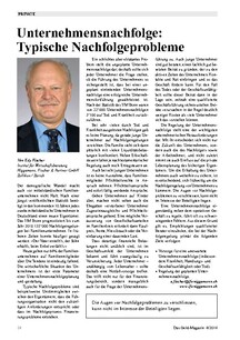 Unternehmensnachfolge: Typische Nachfolgeprobleme