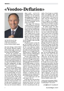 «Voodoo-Deflation»
