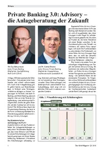 Private Banking 3.0: Advisory - die Anlageberatung der Zukunft