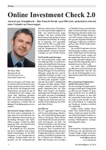 Online Investment Check 2.0