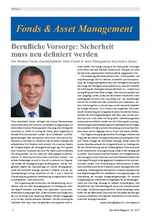 Berufliche Vorsorge: Sicherheit muss neu definiert werden