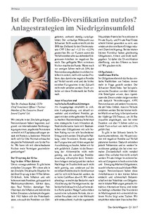 Ist die Portfolio-Diversifikation nutzlos? Anlagestrategien im Niedrigzinsumfeld