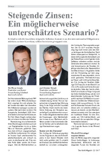 Steigende Zinsen: Ein möglicherweise unterschätztes Szenario?