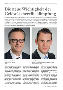Die neue Wichtigkeit der Geldwäschereibekämpfung