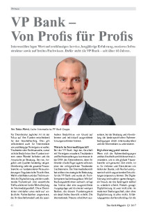 VP Bank – Von Profis für Profis
