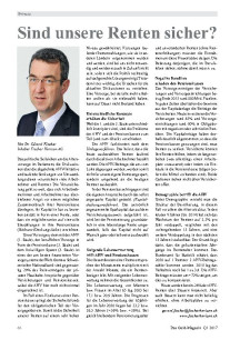 Sind unsere Renten sicher?