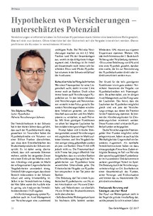 Hypotheken von Versicherungen – unterschätztes Potenzial