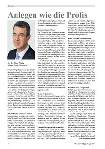 Anlegen wie die Profis