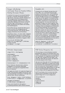 Impressum / Erste Adressen