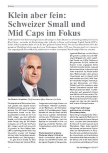 Klein aber fein: Schweizer Small und Mid Caps im Fokus