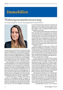 Wohneigentumsbesteuerung