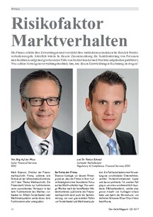 Risikofaktor Marktverhalten