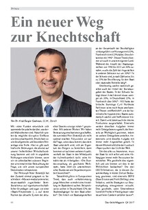 Ein neuer Weg zur Knechtschaft