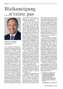 Risikoneigung ... n’existe pas