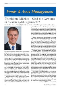 Überhitzte Märkte – Sind die Gewinne in diesem Zyklus gemacht?