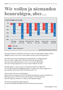 Wir wollen ja niemanden beunruhigen, aber...