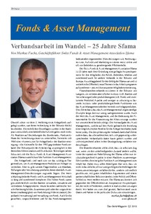 25 Jahre Swiss Funds &amp; Asset Management Association
