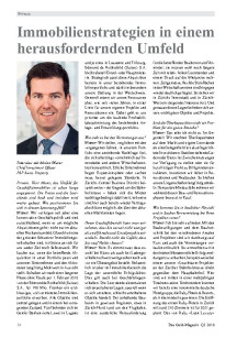 Immobilienstrategien in einem herausfordernden Umfeld