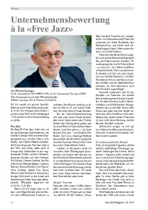 Unternehmensbewertung à la «Free Jazz»