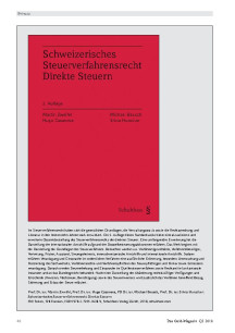 Schweizerisches Steuerverfahrensrecht