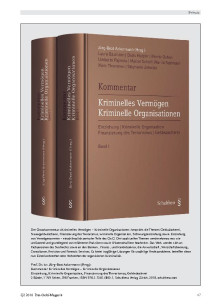 Kriminelles Vermögen, Kriminelle Organisationen