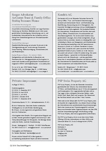 Erste Adressen, Impressum