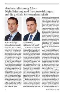 «Industrialisierung 2.0» – Digitalisierung und ihre Auswirkungen auf die globale Sektorenlandschaft