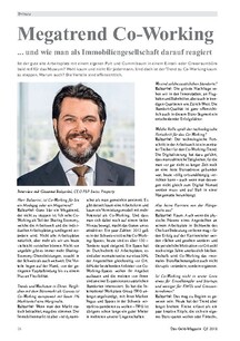 Megatrend Co-Working und wie man als Immobiliengesellschaft darauf reagiert