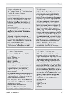 Erste Adressen / Impressum