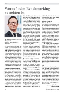 Worauf beim Benchmarking zu achten ist