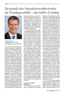 Dynamik des Standortwettbewerbs im Fondsgeschäft – ein taffes Casting