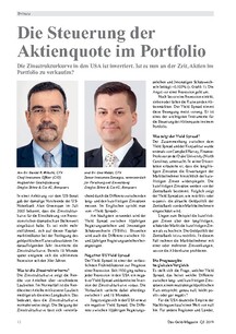 Die Steuerung der Aktienquote im Portfolio
